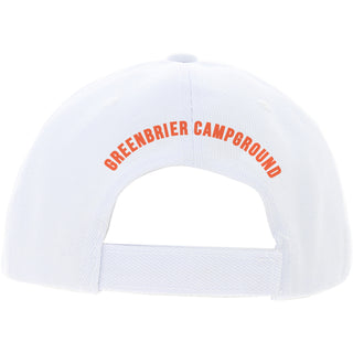 H1 Camp Dog White Adjustable Hat