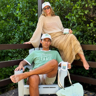 H1 Happy Camper White Adjustable Hat