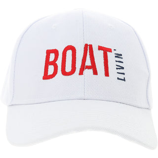 H1 Boat Livin' White Adjustable Hat