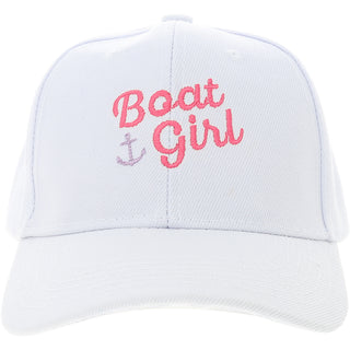 H1 Boat Girl White Adjustable Hat