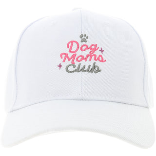 H1 Dog Moms Club White Adjustable Hat