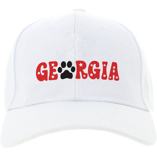 H1 Georgia White Adjustable Hat