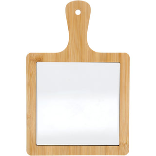 Bamboo & Ceramic Trivet 7.5" x 11" Bamboo & Ceramic Tile Trivet