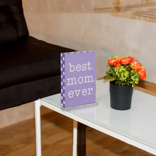 Best Mom 6" x 4" Plaque