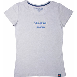 Baseball Mom Gray T-Shirt