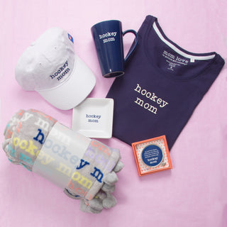 Hockey Mom Small Navy Blue T-Shirt