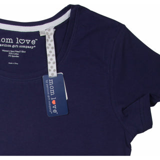 Dog Mom Navy Blue T-Shirt