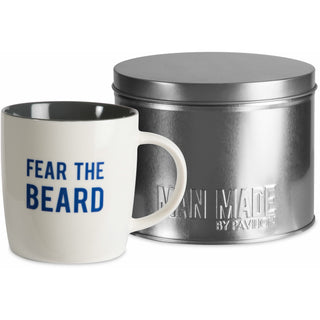 Fear the Beard 12 oz Cup with Gift Tin