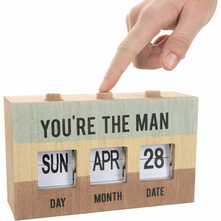 You're the Man Perpetual Desk Calendar