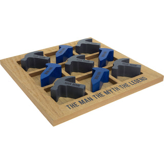 The Legend 9.75" MDF Tic-Tac-Toe Set