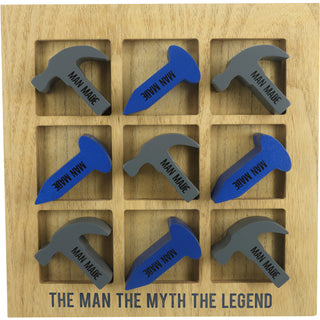 The Legend 9.75" MDF Tic-Tac-Toe Set