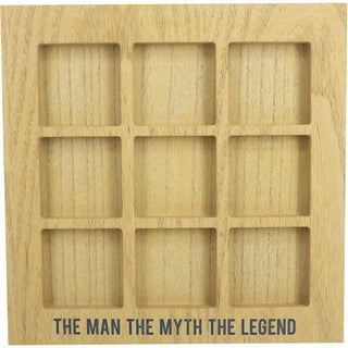 The Legend 9.75" MDF Tic-Tac-Toe Set