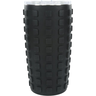 Dad Off Duty 20 oz Travel Tumbler with 3D Silicone Wrap