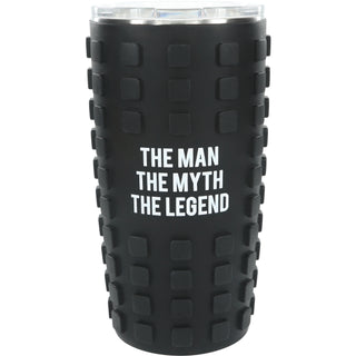 The Legend 20 oz Travel Tumbler with 3D Silicone Wrap