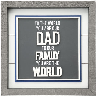 Dad 10" Plaque