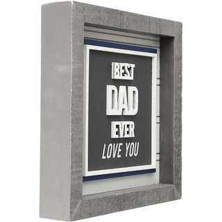 Best Dad 8" Plaque