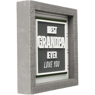 Best Grandpa 8" Plaque