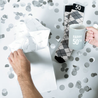 Happy 50th 18 oz Mug and Sock Set