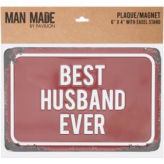 Best Husband 6" x 4" Tin Plaque