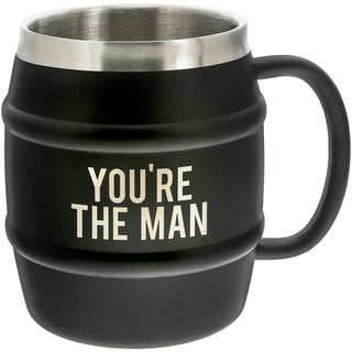 The Man 15 oz. Stainless Steel Double Wall Stein