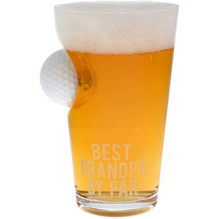 Grandpa Par 15 oz Golf Ball Glass