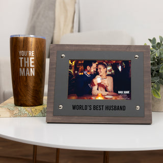 Husband 9" x 7" Frame (Holds 6" x 4" Photo)