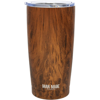 Dad 20 oz Wood Finish Stainless Steel Travel Tumbler