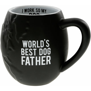 World's Best Dog Father 20 oz Embossed Mug