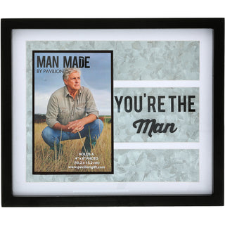 You're the Man 9.75" x 8.25" Frame (Holds 4" x 6" Photo)