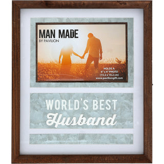 Best Husband 8.25" x 9.75" Frame (Holds 4" x 6" Photo)