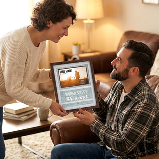 Best Husband 8.25" x 9.75" Frame (Holds 4" x 6" Photo)