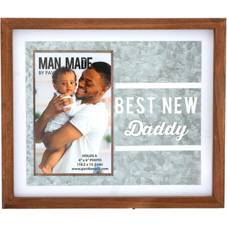 New Daddy 9.75" x 8.25" Frame (Holds 4" x 6" Photo)