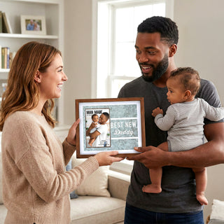 New Daddy 9.75" x 8.25" Frame (Holds 4" x 6" Photo)