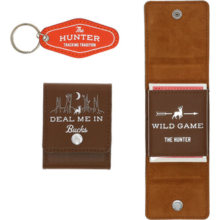 Deal Me In Playing Cards & Keychain Gift Set