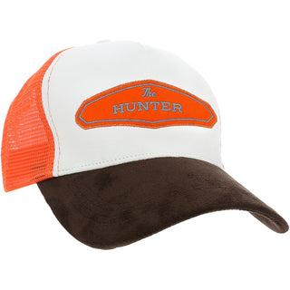 The Hunter Orange Suede Adjustable Trucker Hat