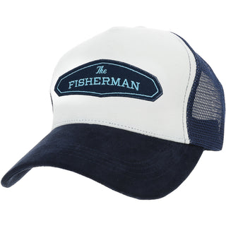 The Fisherman Navy Suede Adjustable Trucker Hat