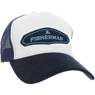 The Fisherman Navy Suede Adjustable Trucker Hat