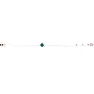 Liza Birthstone January Garnet 6.5"-7.625" Crystal Bracelet made from Austrian Crystals