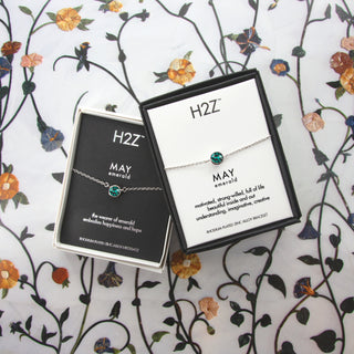 Liza Birthstone January Garnet 17"-18.5" Necklace with 0.25" Crystal Pendant made from Austrian Crystals