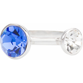 Liza Azure Size 9 Austrian Crystal Ring