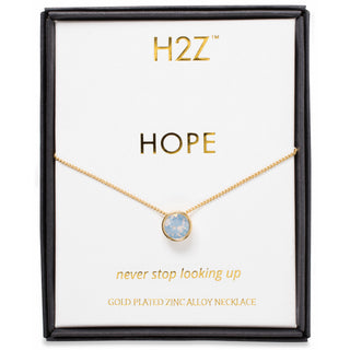 Hope Air Blue Opal 16"-17.5" Necklace
