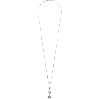 Crystal Gold Hexagon - 18.5" Austrian Crystal Sweater Necklace