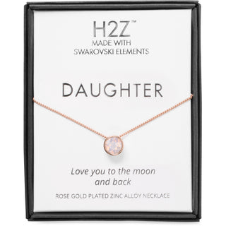 Daughter Rose Water Opal 16"-17.5" Rose Gold Necklace