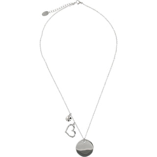 Daughter
Rose Water Opal Crystal 16.5"-20.5" Engraved Rhodium Plated Austrian Element Necklace