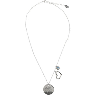 Friend
Vitrail Light Crystal 16.5"-20.5" Engraved Rhodium Plated Austrian Element Necklace