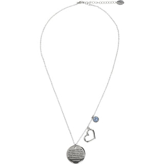 Stars 
Light Sapphire Crystal 16.5"-20.5" Engraved Rhodium Plated Austrian Element Necklace