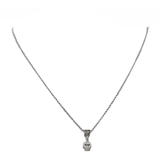 Celebrate Clear Zircon 16.5"-18.5" Celebration Rhodium Plated Necklace