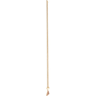 Love Floral Burst Rose Zircon - 16.5"-18.5" Inspirational 18K Gold Plated Gift Set
