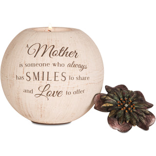 Mother 5" Round Tealight Candle Holder