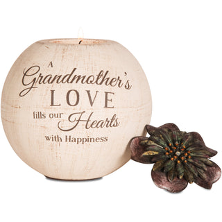 Grandmother 5" Round Tealight Holder